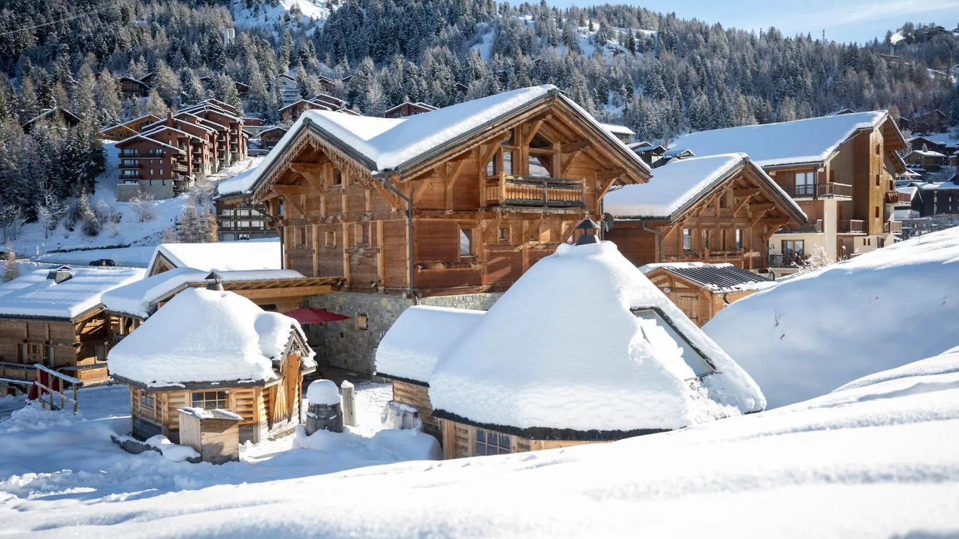 Luxueux Chalet 7 Chambres Avec Jacuzzi Et Sauna, Proche Telesiege - Fr-1-181-2793 La Plagne-Tarentaise